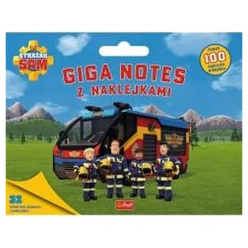Set školních potřeb Strażak Sam. Giga notes z naklejkami