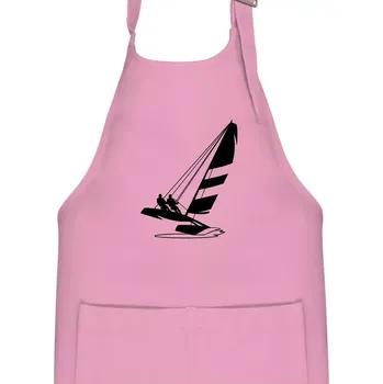 Kuchyňská zástěra Katamarán na vodě - Dětská zástěra na vaření - Univerzální velikost ( Růžová )