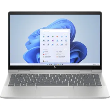 Notebook HP Envy x360 2-in-1 Laptop 14-es1013dx Intel Core 5 120U Hybridní (2v1) 35,6 cm (14") Dotyková obrazovka Full HD 8 GB DDR4-SDRAM 512 GB SSD Wi-Fi 6E (802.11ax) Windows 11 Home Stříbrná Nový / Repack