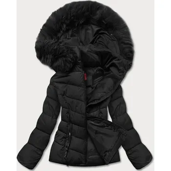 Černá krátká dámská zimní bunda (TY043-1) odstíny černé XL (42)