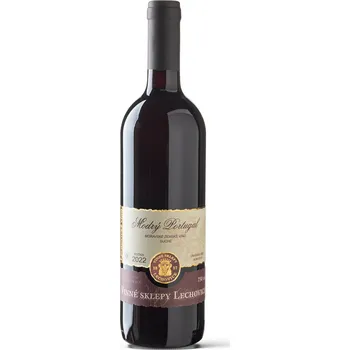 Víno Lechovice Modrý Portugal 2022 moravské zemské víno 0,75 l (2228)