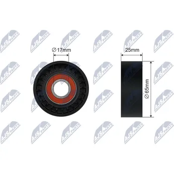 Napínací kladka, klínový řemen, RNK-ME-040