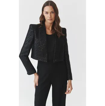 Dámské sako Tatuum DÁMSKÉ KRÁTKÉ SAKO S TŘPYTIVÝM VZOREM — KAMRA