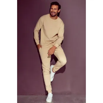 Pánská košile PÁNSKÁ TEPLÁKOVÁ SOUPRAVA INDIGO 813 písek L