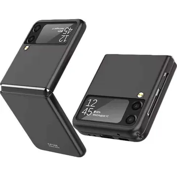 Pouzdro na mobilní telefon Plastový kryt pro Samsung Galaxy Z Flip7 FE 5G - černé