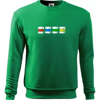 Chlapecké tričko Turistické značky všechny - Mikina Essential dětská - 158 cm/12 let ( Středně zelená )