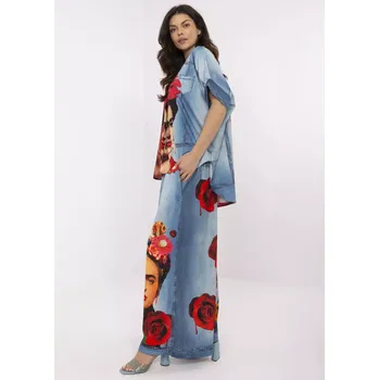 Dámské kalhoty Kalhoty DHJ SP 19183 5.78 modrá jedna velikost