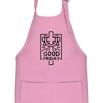 Kuchyňská zástěra Good friday - Dětská zástěra na vaření - Univerzální velikost ( Růžová )