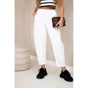 Dámské kalhoty Kalhoty s kapsami Summer Punto ecru UNI