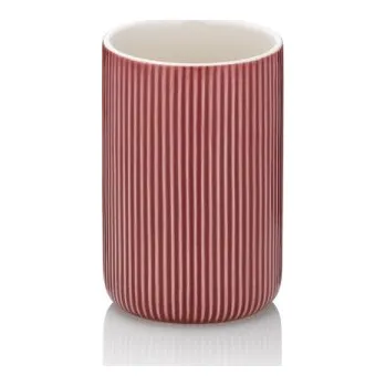 Držák na kartáček KELA Pohár AVA keramika malinový červená KL-24411