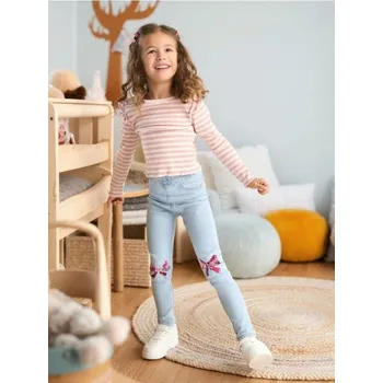 Dívčí džíny Sinsay - Džíny - modrá - 364EW-05J - 364EW-05J-122