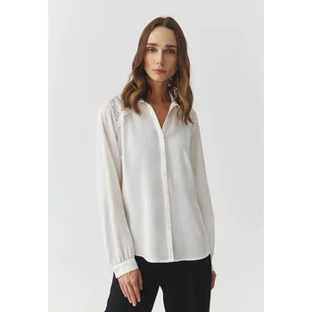Dámská košile Tatuum DÁMSKÁ KOŠILE S KRAJKOVOU VSADKOU — STEVIE