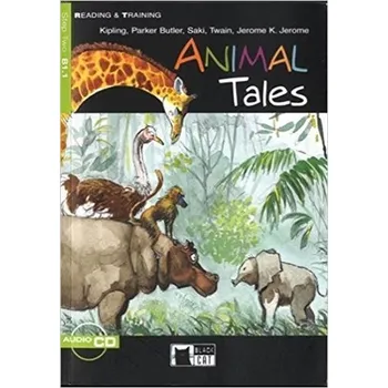 Anglický jazyk Animal Tales + CD (Black Cat Readers Level 2)
