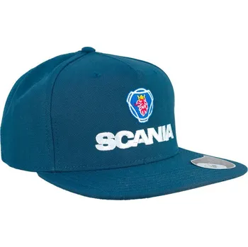 Kšiltovka Čepice kšiltovka SCANIA, rovný kšilt (snapback), modrá