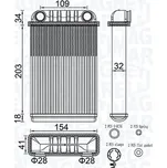 Výměník tepla, vnitřní vytápění, 350218512000