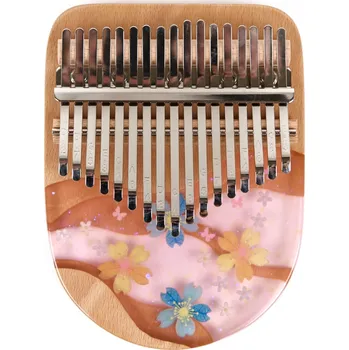Kalimba 17 tónů - "Růžový květ"