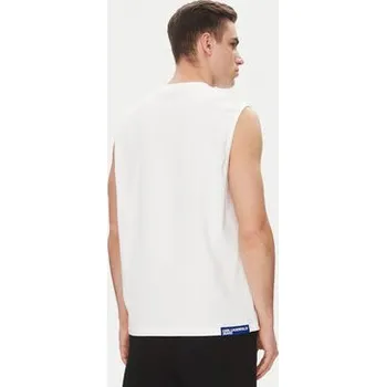 Karl Lagerfeld Jeans Tank top A2M17053 Bílá Relaxed Fit XXL