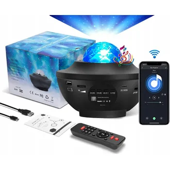 Lampička Projektorová lampička Savineo černá