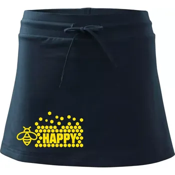 Dámské oblečení Bee Happy - Sportovní sukně - two in one - XS ( Námořní modrá (velmi tmavá - téměř černá) )