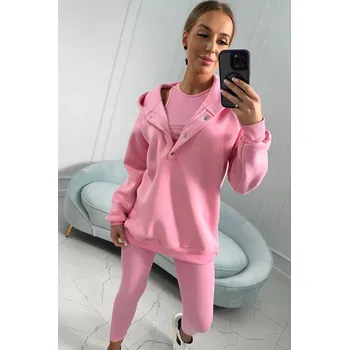 Sada mikiny, topu a legín 24349 světle růžová -Kesi UNI