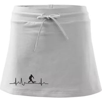 Dámská sukně Ekg hurling - Sportovní sukně - two in one - XS ( Bílá )