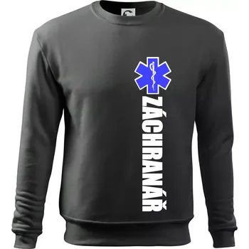 Záchranář - hvězda - Mikina Essential dětská - 158 cm/12 let ( Tmavá břidlice (šedá se zeleným nádechem) )