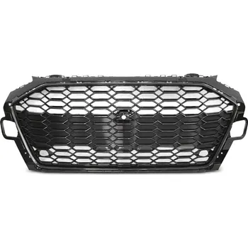Auto-moto Přední maska Audi A4, B9, 2020- , Black, Glossy (GRAU80)