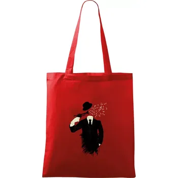 Zbraň trumpeta - Taška bavlněná - 42 x 38 cm ( Červená )