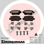 Sada brzdových destiček, kotoučová brzda, 23417.150.1