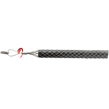 elektrický kabel 20437 Kabelová punčoška s poutkem a se závitem, otáčivá, nerez, 900mm, průměr 40-50mm