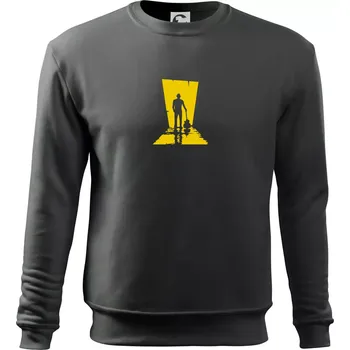 Kytarista ve tmě - Mikina Essential dětská - 158 cm/12 let ( Tmavá břidlice (šedá se zeleným nádechem) )