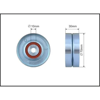 Vratna/vodici kladka, klinovy zebrovy remen, 500325