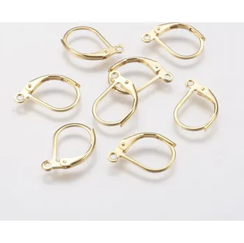 Korálek Náušnicové zapínání nerez ocel zlaté