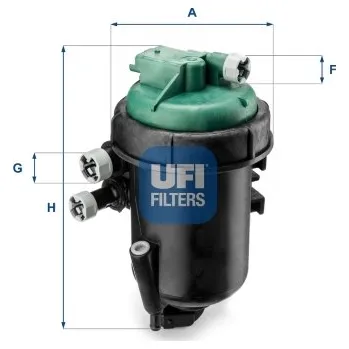 Palivový filtr Palivový filtr, 55.173.00