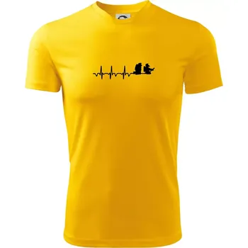 Pánské oblečení EKG hasiči - Pánské triko Fantasy sportovní (dresovina) - M ( Žlutá )