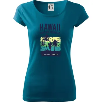 Dámské oblečení Hawaii - Dámské triko Pure - XL ( Petrolejová )