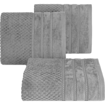 BAVLNĚNÝ RUČNÍK ADORE 30X50 CM STŘÍBRNÁ