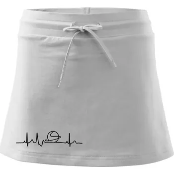 Dámská sukně Ekg padel míček - Sportovní sukně - two in one - M ( Bílá )