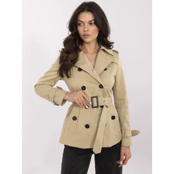 Dámský kabát Kabát NM CZ Q22 1805 5.96 velbloudí 2XL