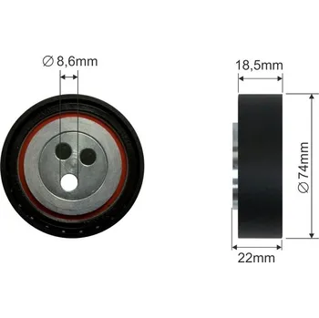 Napínací kladka, žebrovaný klínový řemen, FT44587