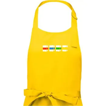 Kuchyňská zástěra Turistické značky všechny - Dámská zástěra na vaření - Univerzální velikost ( Žlutá )