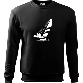 Katamarán na vodě - Mikina Essential dětská - 146 cm/10 let ( Černá )