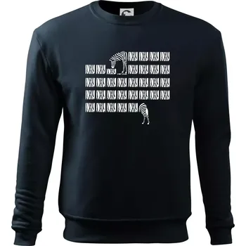 Zebra dlouhá - Mikina Essential dětská - 146 cm/10 let ( Námořní modrá (velmi tmavá - téměř černá) )