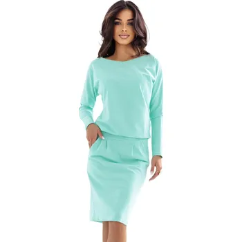 Oblečení a móda Dámské šaty 189-12 - NUMOCO světle zelená S