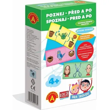 plyšák Hra školou - Poznej před a po