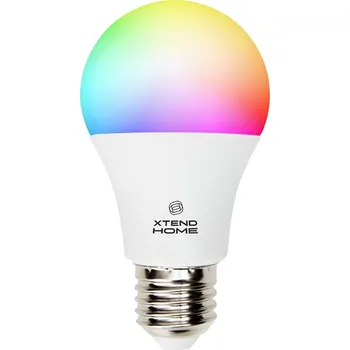 Žárovka Xtend Home smart LED žárovka, E27, RGB+W, 11W, 1050lm, barevná, stmívatelná, WiFi, Tuya