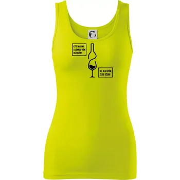 Dámské tričko Cítím, že se ožeru - Dámské tílko - XS ( Limetková )