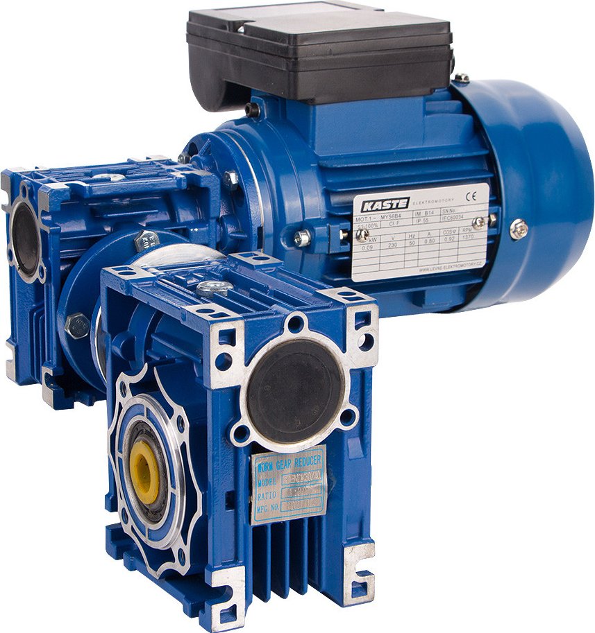 Elektromotor KASTE se šnekovou převodovkou 90W, 2,5 ot., 230V