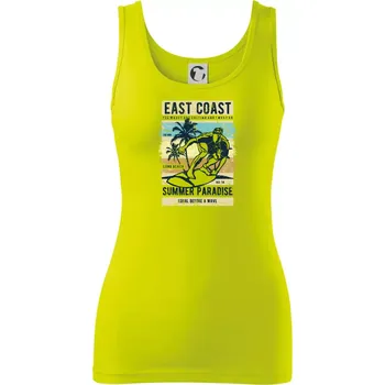 Dámské tričko East Coast - Dámské tílko - 2XL ( Limetková )
