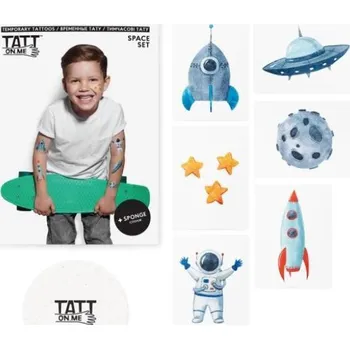 Odstranitelné tetování TATTonMe Tetovačky pro děti Vesmír sada